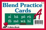 A Beka Book Blend Practice Cards A (K-2)