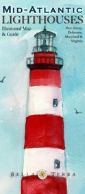 Mid-Atlantic Lighthouses Map - Illustrated Guide