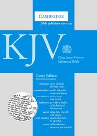 KJV Comeo Reference Edition (Black Calfskin Leather, Black Letter, Dictionary)