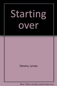 Starting over (Harlequin Romance)