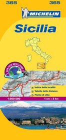 Sicilia (Michelin Regional Maps)