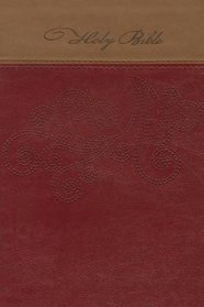 CU NKJV RED and TAN LEATHERSOFT GIANT PRINT REFERENCE Bible
