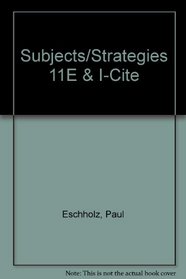 Subjects/Strategies 11e & i-cite