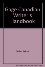 Gage Canadian Writer's Handbook