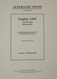 Alternate Tests: English 3200 (College)