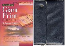 Personal Size Giant Print Shoulder Strap Bible Kjv Reference Bible