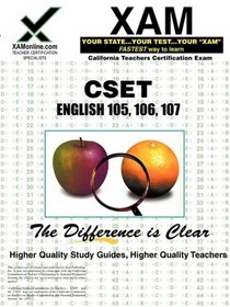 CSET English 105, 106, 107 (XAM CSET)