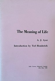 The meaning of life (Conway memorial lecture)