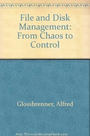 File and Disk Management: From Chaos to Control/Book and Disk