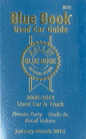Kelley Blue Book Used Car Guide: January-March 2015 (Kelley Blue Book Used Car Guide Consumer Edition)