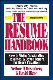 The Resume Handbook: How to Write Outstanding Resumes  Cover Letters for Every Situation (Resume Handbook)