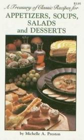 A Treasury of Classic Recipes for Appetizers, Soups, Salads and Desserts