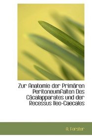Zur Anatomie der Primren Peritoneumfalten Des Ccalapparates und der Recessus Ileo-Caecales