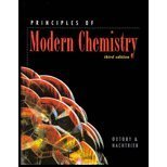 Principles of Modern Chemistry (Saunders Golden Sunburst Series)