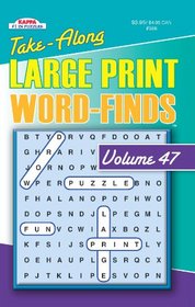 Take-Along Large Print Word Find Puzzle Book-Vol.49