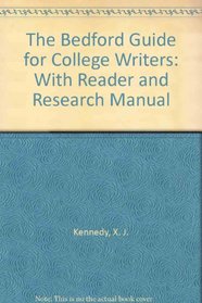 Bedford Guide for College Writers 7e 3-in-1 & Writer's Reference 6e & Research Pack