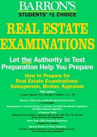 How to Prepare for Real Estate Examinations: Salesperson, Broker, Appraiser (Barron's How to Prepare for Real Estate Licensing Examinations)
