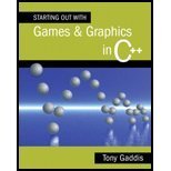 Starting Out with Games and Graphics in C++ - Textbook Only