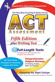 ACT Assessment (REA) - The Very Best Coaching and Study Course for the ACT (Test Preps)