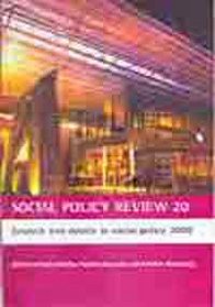 Social Policy Review 2008: No. 20: Analysis and Debate in Social Policy