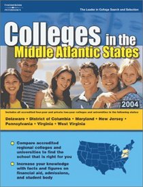 Regional Guide: Middle Atlantic 2004 (Peterson's Colleges in the Middle Atlantic States)