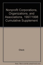 Nonprofit Corporations, Organizations, and Associations, 97-98 Cumulative   Supplement