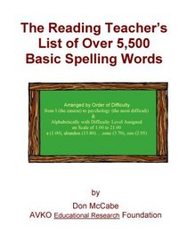 Reading Teachers List 5500 Basic W