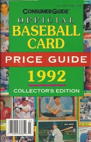 The Official Baseball Card Price Guide 1992