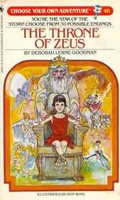 THRONE/ZEUS #40,THE (Choose Your Own Adventure, No 40)