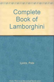 Complete Book of Lamborghini