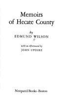 Memoirs of Hecate County (Nonpareil Books)