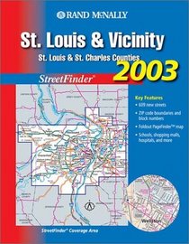 Rand McNally Streetfinder St. Louis & Vicinity: St. Louis & St. Charles Counties