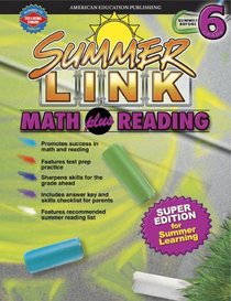 Summer Link Math plus Reading, Summer Before Grade 6 (Summer Link Series)