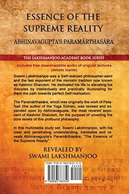 Essence of the Supreme Reality: Abhinavagupta's Paramarthasara (Lakshmanjoo Academy Book Series) (Volume 1)