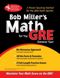 Bob Miller's Math for the GRE General Test (REA) (Test Preps)