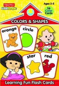 Fisher Price Little People Preschool Flash Cards-Colors and Shapes