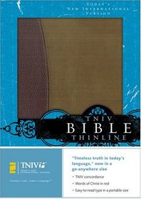 TNIV Thinline Bible: Burgandy/Pecan European Leather (Today's New International Version)
