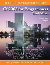C# 2008 for Programmers (3rd Edition) (Deitel Developer Series)