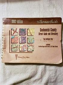 Snohomish County Street Atlas and Directory, 1992 (Snohomish County Street Guide and Directory)