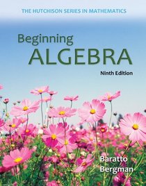 Beginning Algebra (Hutchison Series on Mathematics)