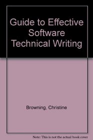 Guide to Effective Software Technical Writing