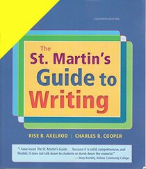 The St. Martin's Guide to Writing (Instructor Edition)