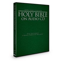 King James Version Holy Bible on MP3 audio CD Old Testament part 2, 2 Kings through Malachi