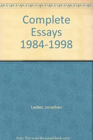 Complete Essays 1984-1998