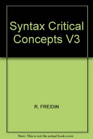 Syntax:Critical Concepts    V3