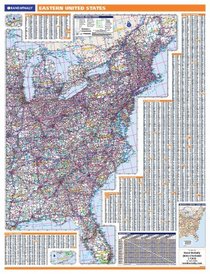 Eastern Us Regional Wall Map Eastern Us Regional Wall Map Eastern Us Regional Wall Map