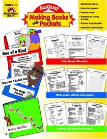 August: Making Books with Pockets: Grades 1-3