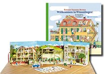 Willkommen in Wimmlingen!: Das Wimmelbuch zum Aufstellen, mit 34 Spielfiguren, 3 Szenen