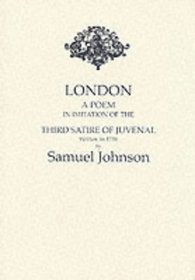 London: A Poem - In Imitation of the Third Satire of Juvenal