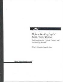 Defense Working Capital Fund Pricing Policies: Insights from the Defense Finance and Accounting Service